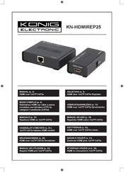 König Electronic KN-HDMIREP25 Mode D'emploi