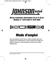 Johnson 1760-4800 Mode D'emploi