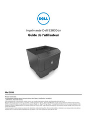 Dell S2830dn Guide De L'utilisateur