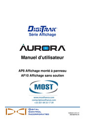 Most Affichage Aurora DigiTrak Série Manuel D'utilisateur