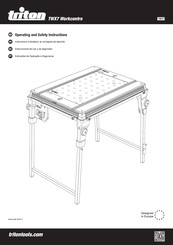 Triton TWX7 Instructions D'utilisation Et Consignes De Sécurité