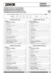 Paso SDM200/117 Manuel D'utilisation