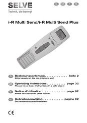 Selve i-R Multi Send Notice D'utilisation