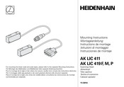 HEIDENHAIN AK LIC 419M Instructions De Montage