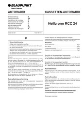 Blaupunkt Heilbronn RCC 24 Instructions De Montage