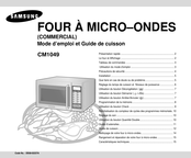 Samsung CM1049 Mode D'emploi Et Guide De Cuisson