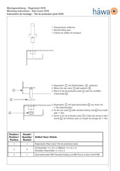hawa H370 Instructions De Montage