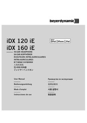 Beyerdynamic iDX 160 iE Mode D'emploi