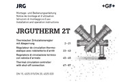 GF JRGUTHERM 2T Notice De Montage Et D'utilisation