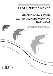 Riso RZ2 Série Guide D'installation