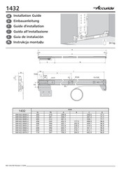 Accuride DB1432-0060-2 Guide D'installation
