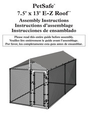 Radio Systems Petsafe E-Z Roof Instructions D'assemblage