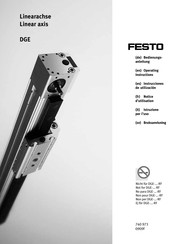 Festo DGE Notice D'utilisation