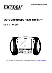 Extech Instruments HDV600 Manuel D'utilisation