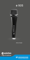 Sennheiser evolution e935 Notice D'emploi