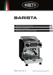 BORETTI BARISTA Notice D'emploi