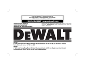DeWalt DW758 Guide D'utilisation