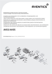 Aventics AV05 Instructions De Montage