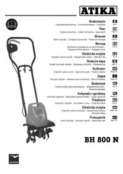 ATIKA BH 800 N Notice Originale