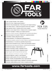 Far Tools TCR 725 Notice Originale