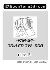 BoomToneDJ PAR-64 Mode D'emploi