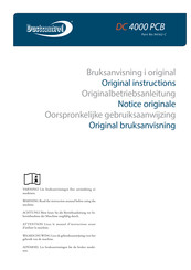 Dustcontrol DC 4000 PCB Notice Originale