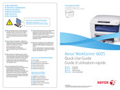 Xerox WorkCentre 6025 Guide D'utilisation Rapide