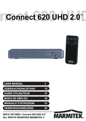 Marmitek Connect 620 UHD 2.0 Guide Utilisateur