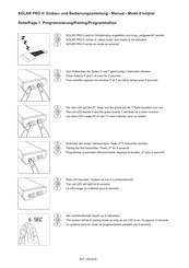 Ozroll Solar Pro II Mode D'emploi