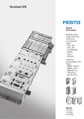 Festo CPX-8DE-D Manuel Électronique
