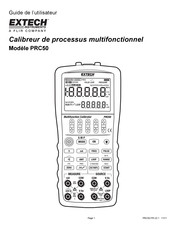 FLIR Extech Instruments PRC50 Guide De L'utilisateur