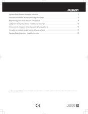 Fusion Signature SG-FL77SPC Instructions D'installation