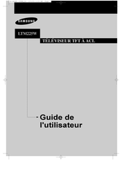 Samsung LTM225W Guide De L'utilisateur