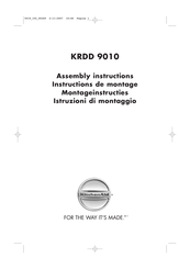 KitchenAid KRDD 9010 Instructions De Montage