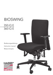 HAIDER BIOSWING 360 iQ E Mode D'emploi