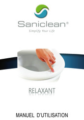 Saniclean Relaxant Manuel D'utilisation