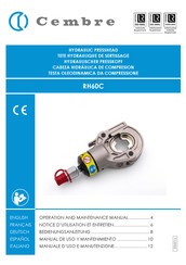 Cembre RH60C Notice D'utilisation Et Entretien