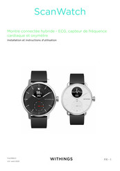 Withings SCANWATCH Instructions D'utilisation