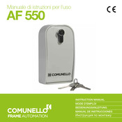 Comunello AF 550 Mode D'emploi