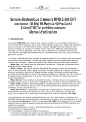 ironLogic Z-395 EHT Manuel D'utilisation