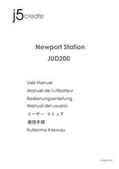 J5create Newport Station JUD200 Manuel De L'utilisateur
