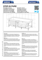 Duscholux STEP-IN PURE Série Instructions De Montage