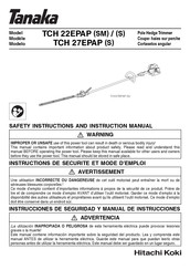 Tanaka TCH 27EPAPS Instructions De Sécurité Et Mode D'emploi
