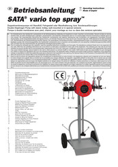 SATA vario top spray Mode D'emploi