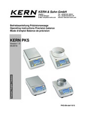 KERN PKS 2000-2 Mode D'emploi
