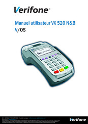VeriFone VX 520 N&B Manuel Utilisateur