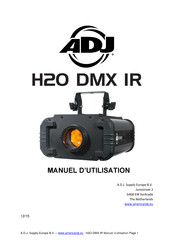 ADJ H20 DMX IR Manuel D'utilisation