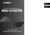 Yamaha RX-V1075 Manuel De Configuration Rapide
