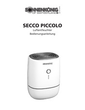 Sonnenkonig SECCO PICCOLO Manuel De L'utilisateur