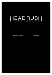 HEADRUSH Pedalboard Mode D'emploi